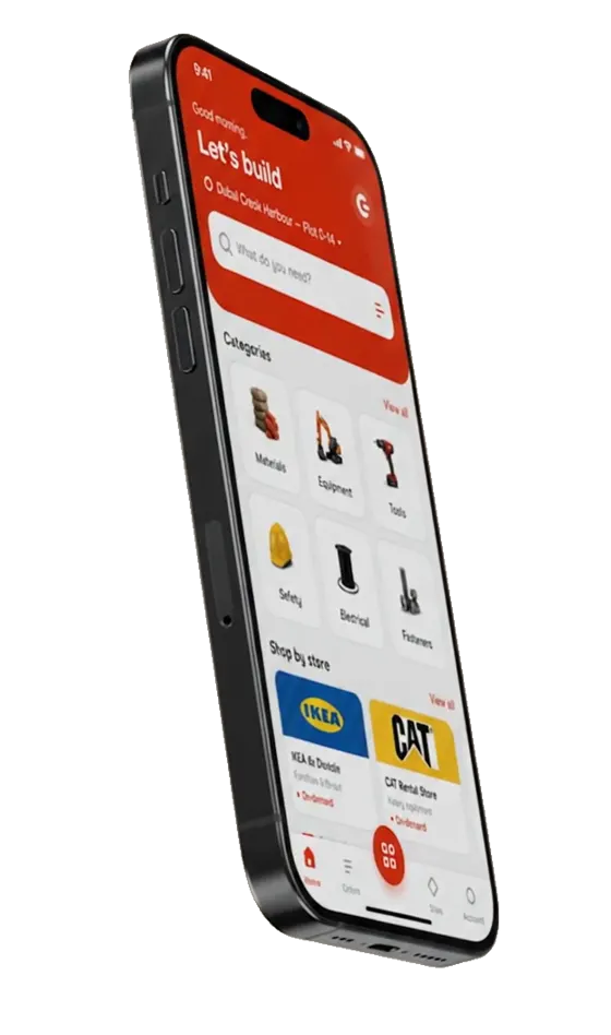 Cranovo app home screen on an iPhone